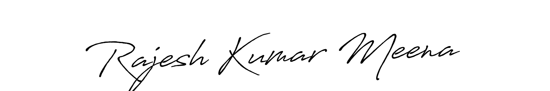 This is the best signature style for the Rajesh Kumar Meena name. Also you like these signature font (Antro_Vectra_Bolder). Mix name signature. Rajesh Kumar Meena signature style 7 images and pictures png