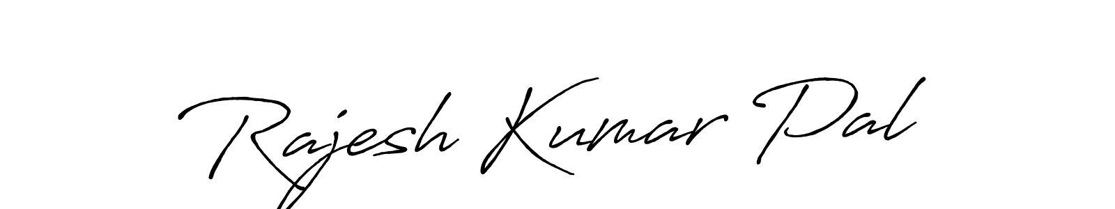 Make a beautiful signature design for name Rajesh Kumar Pal. With this signature (Antro_Vectra_Bolder) style, you can create a handwritten signature for free. Rajesh Kumar Pal signature style 7 images and pictures png