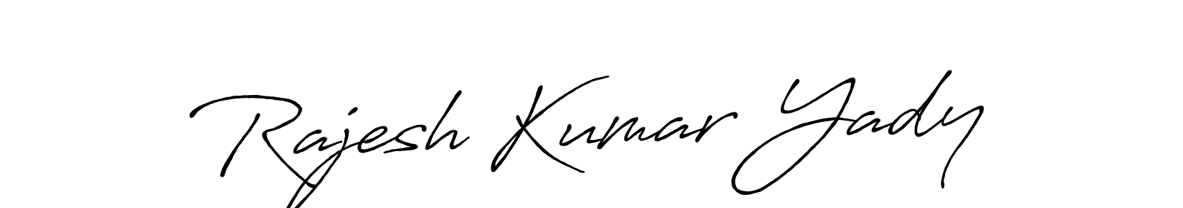 How to make Rajesh Kumar Yady signature? Antro_Vectra_Bolder is a professional autograph style. Create handwritten signature for Rajesh Kumar Yady name. Rajesh Kumar Yady signature style 7 images and pictures png