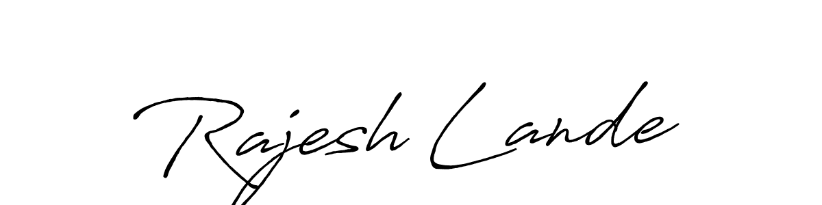 This is the best signature style for the Rajesh Lande name. Also you like these signature font (Antro_Vectra_Bolder). Mix name signature. Rajesh Lande signature style 7 images and pictures png