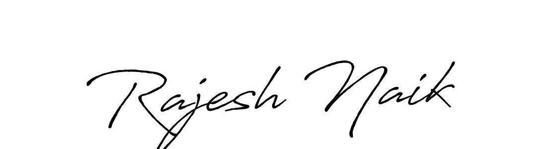 How to make Rajesh Naik signature? Antro_Vectra_Bolder is a professional autograph style. Create handwritten signature for Rajesh Naik name. Rajesh Naik signature style 7 images and pictures png