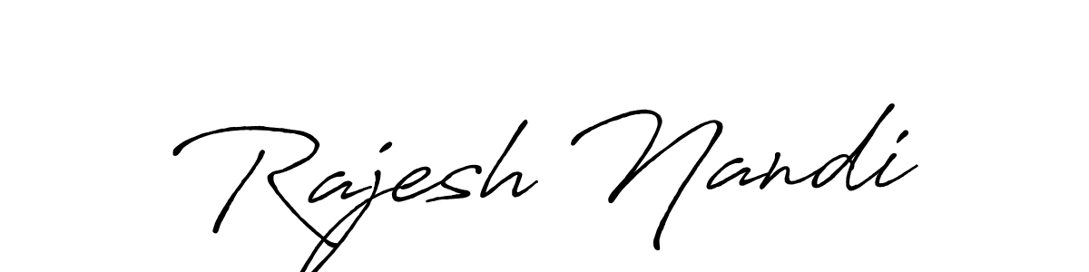 Make a beautiful signature design for name Rajesh Nandi. Use this online signature maker to create a handwritten signature for free. Rajesh Nandi signature style 7 images and pictures png