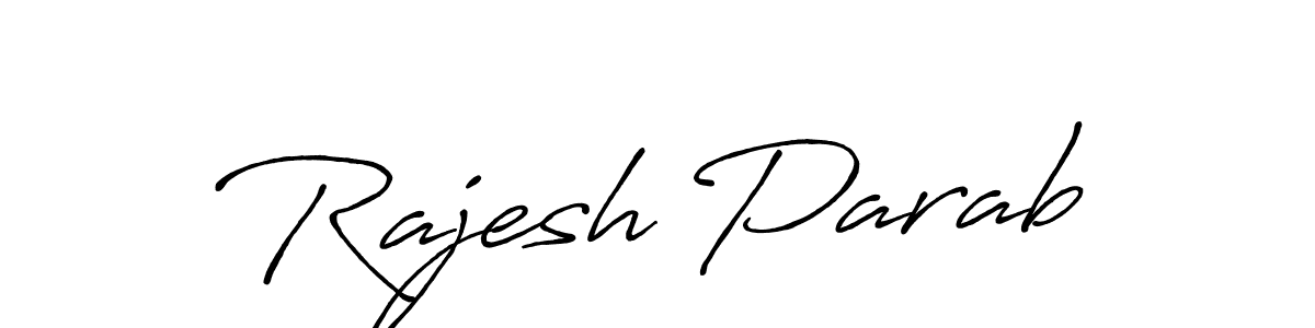 You can use this online signature creator to create a handwritten signature for the name Rajesh Parab. This is the best online autograph maker. Rajesh Parab signature style 7 images and pictures png