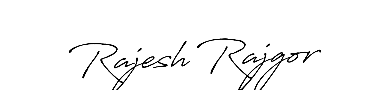 Use a signature maker to create a handwritten signature online. With this signature software, you can design (Antro_Vectra_Bolder) your own signature for name Rajesh Rajgor. Rajesh Rajgor signature style 7 images and pictures png