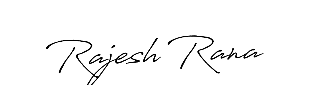 Use a signature maker to create a handwritten signature online. With this signature software, you can design (Antro_Vectra_Bolder) your own signature for name Rajesh Rana. Rajesh Rana signature style 7 images and pictures png