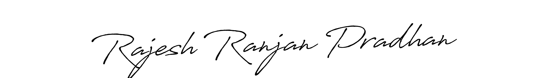 The best way (Antro_Vectra_Bolder) to make a short signature is to pick only two or three words in your name. The name Rajesh Ranjan Pradhan include a total of six letters. For converting this name. Rajesh Ranjan Pradhan signature style 7 images and pictures png