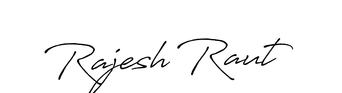 Design your own signature with our free online signature maker. With this signature software, you can create a handwritten (Antro_Vectra_Bolder) signature for name Rajesh Raut. Rajesh Raut signature style 7 images and pictures png