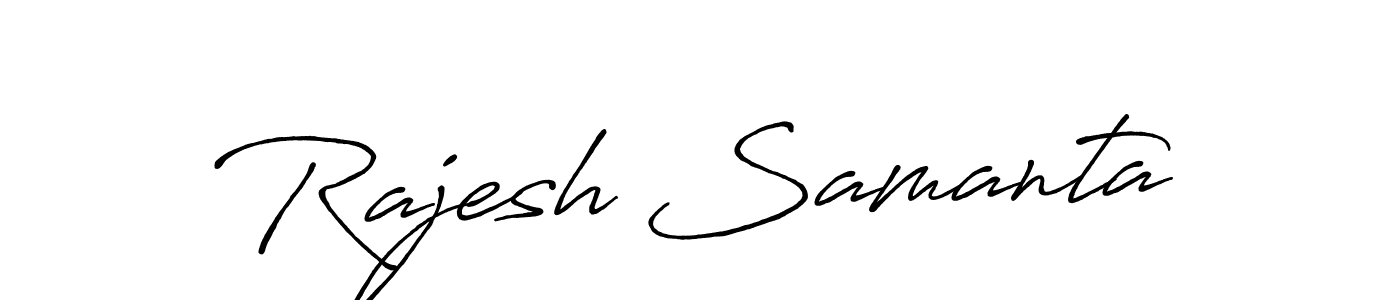 How to make Rajesh Samanta signature? Antro_Vectra_Bolder is a professional autograph style. Create handwritten signature for Rajesh Samanta name. Rajesh Samanta signature style 7 images and pictures png