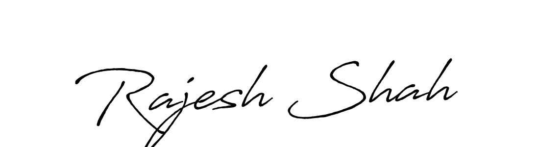 Rajesh Shah stylish signature style. Best Handwritten Sign (Antro_Vectra_Bolder) for my name. Handwritten Signature Collection Ideas for my name Rajesh Shah. Rajesh Shah signature style 7 images and pictures png