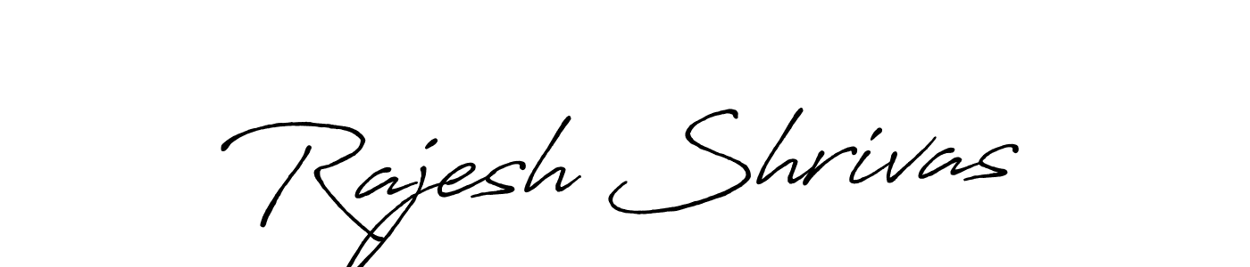 Make a beautiful signature design for name Rajesh Shrivas. With this signature (Antro_Vectra_Bolder) style, you can create a handwritten signature for free. Rajesh Shrivas signature style 7 images and pictures png