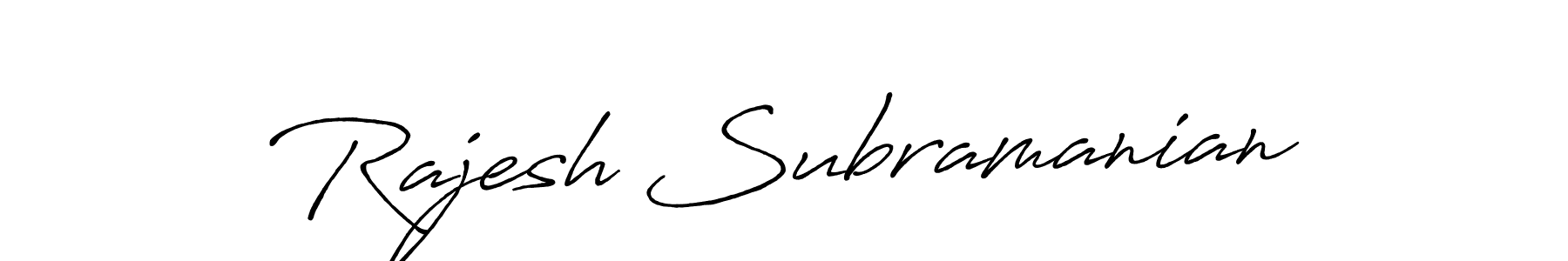 How to Draw Rajesh Subramanian signature style? Antro_Vectra_Bolder is a latest design signature styles for name Rajesh Subramanian. Rajesh Subramanian signature style 7 images and pictures png