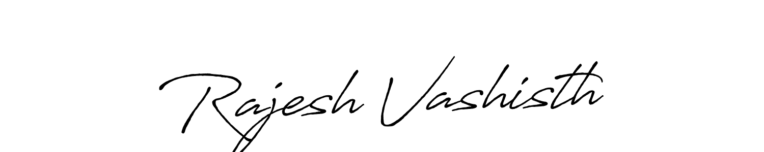 Use a signature maker to create a handwritten signature online. With this signature software, you can design (Antro_Vectra_Bolder) your own signature for name Rajesh Vashisth. Rajesh Vashisth signature style 7 images and pictures png
