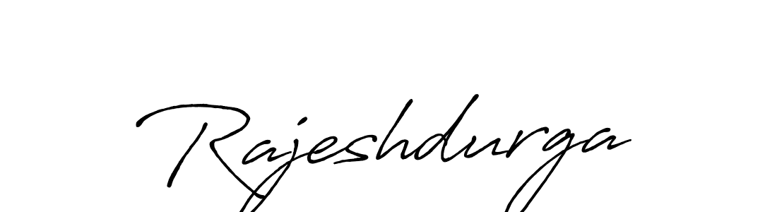 Make a beautiful signature design for name Rajeshdurga. With this signature (Antro_Vectra_Bolder) style, you can create a handwritten signature for free. Rajeshdurga signature style 7 images and pictures png