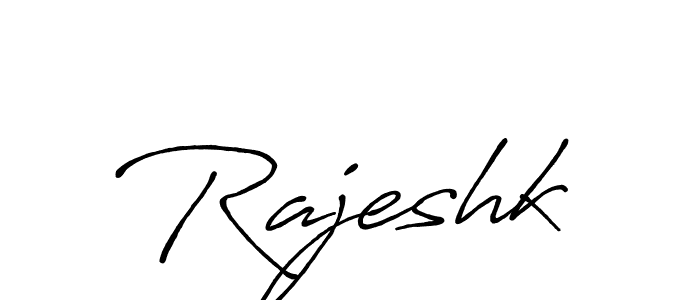 How to make Rajeshk signature? Antro_Vectra_Bolder is a professional autograph style. Create handwritten signature for Rajeshk name. Rajeshk signature style 7 images and pictures png