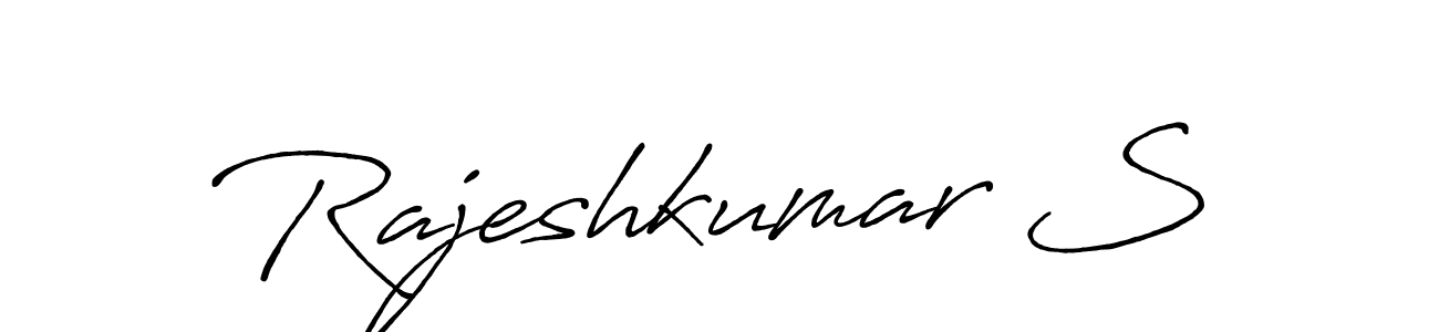 You can use this online signature creator to create a handwritten signature for the name Rajeshkumar S. This is the best online autograph maker. Rajeshkumar S signature style 7 images and pictures png