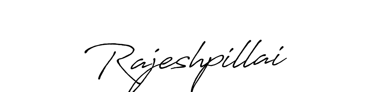 Use a signature maker to create a handwritten signature online. With this signature software, you can design (Antro_Vectra_Bolder) your own signature for name Rajeshpillai. Rajeshpillai signature style 7 images and pictures png