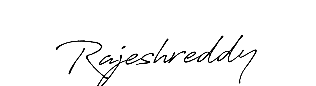 Create a beautiful signature design for name Rajeshreddy. With this signature (Antro_Vectra_Bolder) fonts, you can make a handwritten signature for free. Rajeshreddy signature style 7 images and pictures png