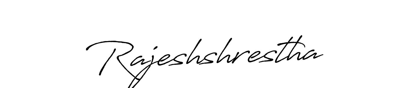 Rajeshshrestha stylish signature style. Best Handwritten Sign (Antro_Vectra_Bolder) for my name. Handwritten Signature Collection Ideas for my name Rajeshshrestha. Rajeshshrestha signature style 7 images and pictures png