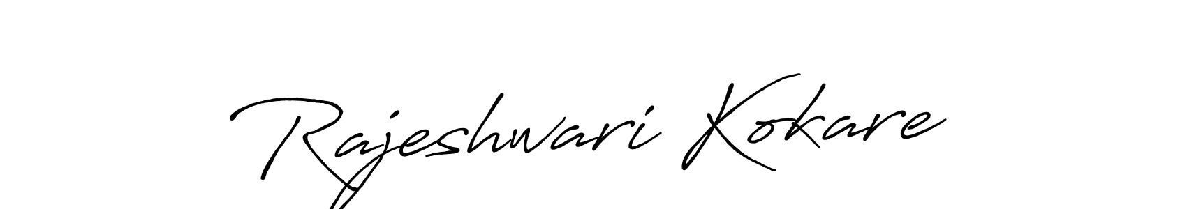 Also we have Rajeshwari Kokare name is the best signature style. Create professional handwritten signature collection using Antro_Vectra_Bolder autograph style. Rajeshwari Kokare signature style 7 images and pictures png