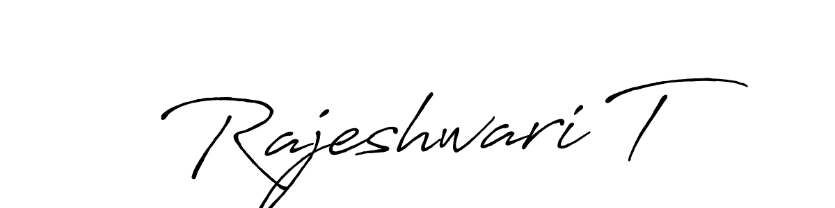 It looks lik you need a new signature style for name Rajeshwari T. Design unique handwritten (Antro_Vectra_Bolder) signature with our free signature maker in just a few clicks. Rajeshwari T signature style 7 images and pictures png