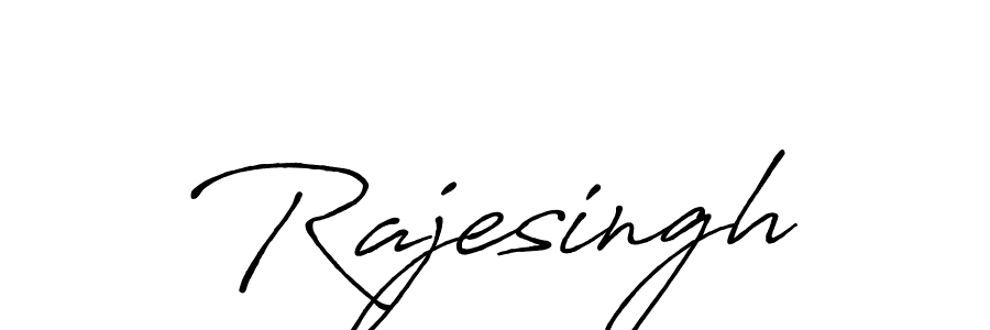 Design your own signature with our free online signature maker. With this signature software, you can create a handwritten (Antro_Vectra_Bolder) signature for name Rajesingh. Rajesingh signature style 7 images and pictures png