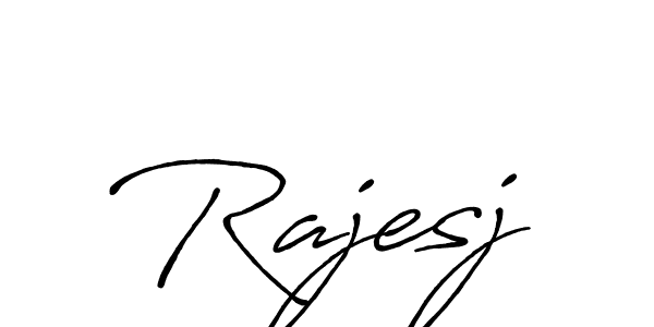 How to make Rajesj signature? Antro_Vectra_Bolder is a professional autograph style. Create handwritten signature for Rajesj name. Rajesj signature style 7 images and pictures png