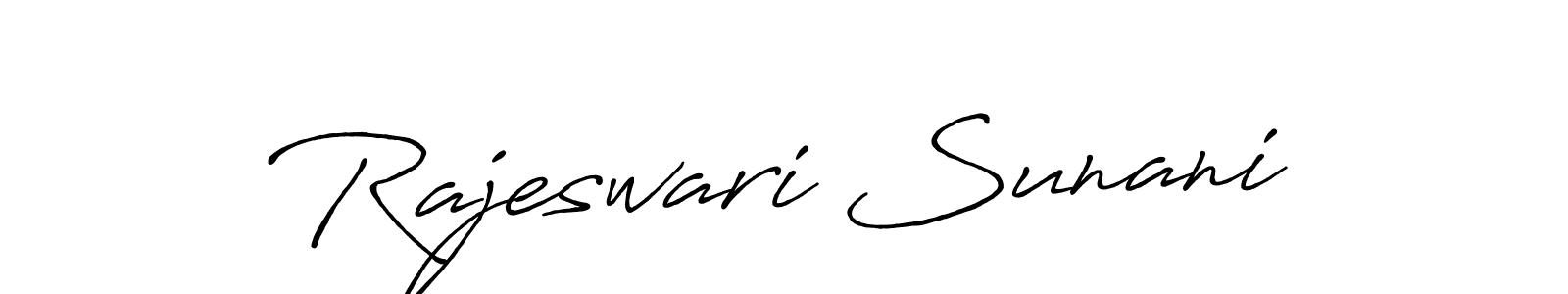 Also You can easily find your signature by using the search form. We will create Rajeswari Sunani name handwritten signature images for you free of cost using Antro_Vectra_Bolder sign style. Rajeswari Sunani signature style 7 images and pictures png