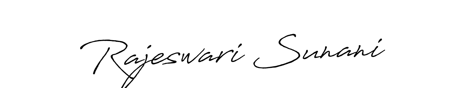 Make a beautiful signature design for name Rajeswari Sunani. Use this online signature maker to create a handwritten signature for free. Rajeswari Sunani signature style 7 images and pictures png