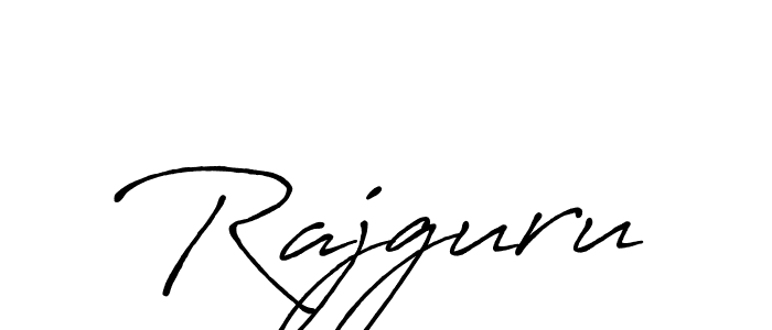 Make a beautiful signature design for name Rajguru. With this signature (Antro_Vectra_Bolder) style, you can create a handwritten signature for free. Rajguru signature style 7 images and pictures png