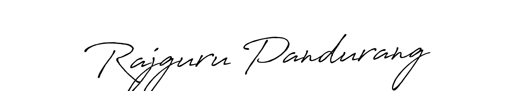 Design your own signature with our free online signature maker. With this signature software, you can create a handwritten (Antro_Vectra_Bolder) signature for name Rajguru Pandurang. Rajguru Pandurang signature style 7 images and pictures png