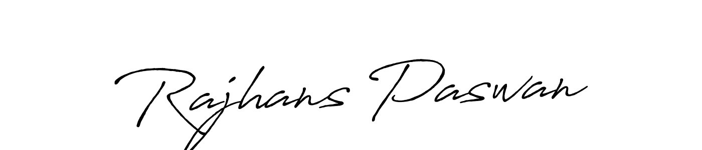 Also we have Rajhans Paswan name is the best signature style. Create professional handwritten signature collection using Antro_Vectra_Bolder autograph style. Rajhans Paswan signature style 7 images and pictures png
