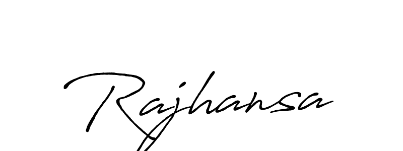 How to make Rajhansa name signature. Use Antro_Vectra_Bolder style for creating short signs online. This is the latest handwritten sign. Rajhansa signature style 7 images and pictures png