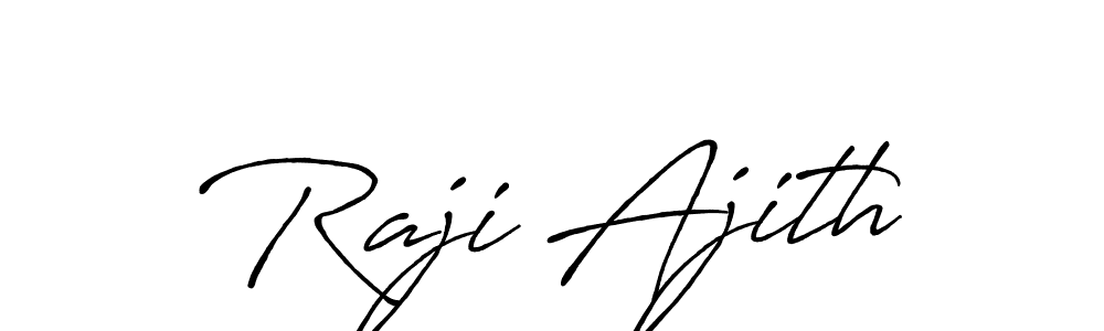 How to Draw Raji Ajith signature style? Antro_Vectra_Bolder is a latest design signature styles for name Raji Ajith. Raji Ajith signature style 7 images and pictures png