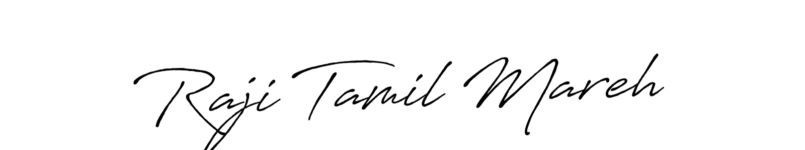 Similarly Antro_Vectra_Bolder is the best handwritten signature design. Signature creator online .You can use it as an online autograph creator for name Raji Tamil Mareh. Raji Tamil Mareh signature style 7 images and pictures png