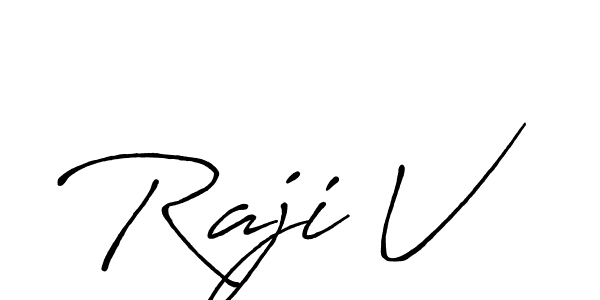 Antro_Vectra_Bolder is a professional signature style that is perfect for those who want to add a touch of class to their signature. It is also a great choice for those who want to make their signature more unique. Get Raji V name to fancy signature for free. Raji V signature style 7 images and pictures png