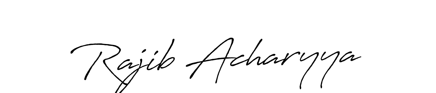 Design your own signature with our free online signature maker. With this signature software, you can create a handwritten (Antro_Vectra_Bolder) signature for name Rajib Acharyya. Rajib Acharyya signature style 7 images and pictures png