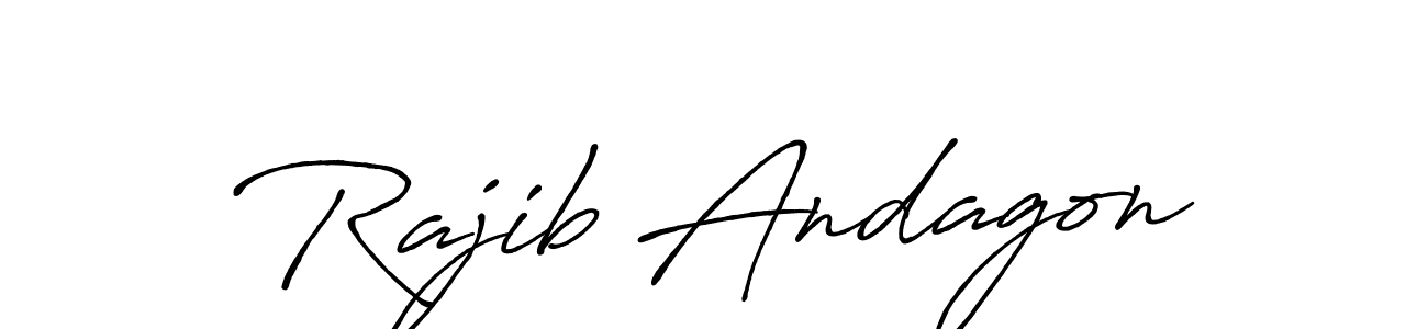 You can use this online signature creator to create a handwritten signature for the name Rajib Andagon. This is the best online autograph maker. Rajib Andagon signature style 7 images and pictures png