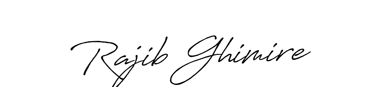 How to make Rajib Ghimire signature? Antro_Vectra_Bolder is a professional autograph style. Create handwritten signature for Rajib Ghimire name. Rajib Ghimire signature style 7 images and pictures png