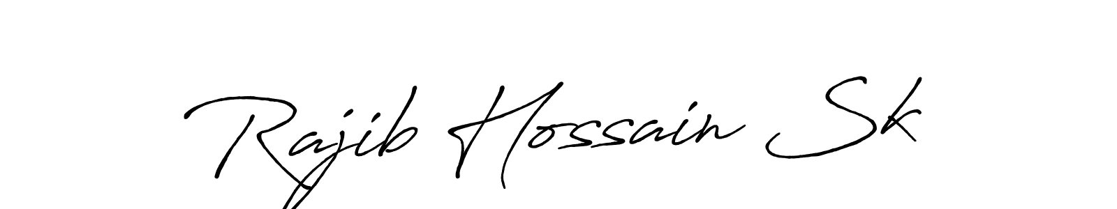 if you are searching for the best signature style for your name Rajib Hossain Sk. so please give up your signature search. here we have designed multiple signature styles  using Antro_Vectra_Bolder. Rajib Hossain Sk signature style 7 images and pictures png