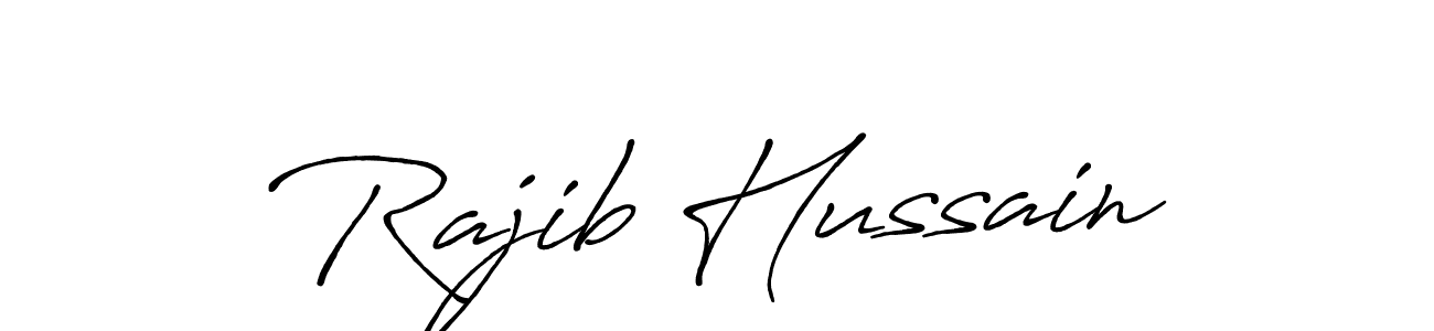 How to make Rajib Hussain signature? Antro_Vectra_Bolder is a professional autograph style. Create handwritten signature for Rajib Hussain name. Rajib Hussain signature style 7 images and pictures png