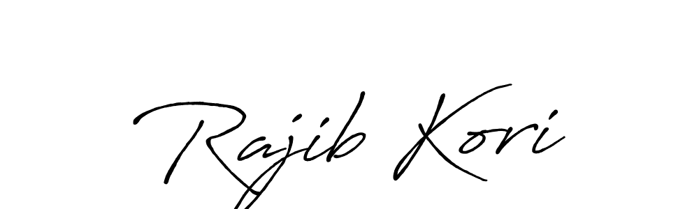 The best way (Antro_Vectra_Bolder) to make a short signature is to pick only two or three words in your name. The name Rajib Kori include a total of six letters. For converting this name. Rajib Kori signature style 7 images and pictures png