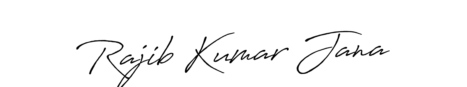 Make a beautiful signature design for name Rajib Kumar Jana. With this signature (Antro_Vectra_Bolder) style, you can create a handwritten signature for free. Rajib Kumar Jana signature style 7 images and pictures png