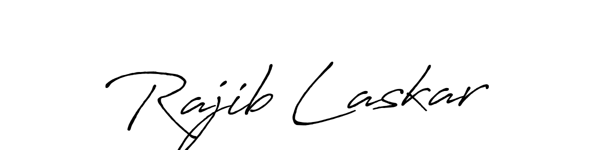 Make a beautiful signature design for name Rajib Laskar. With this signature (Antro_Vectra_Bolder) style, you can create a handwritten signature for free. Rajib Laskar signature style 7 images and pictures png