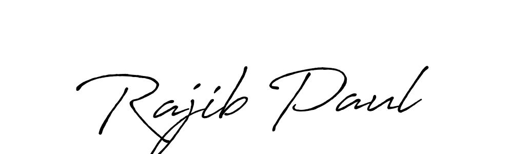 How to make Rajib Paul name signature. Use Antro_Vectra_Bolder style for creating short signs online. This is the latest handwritten sign. Rajib Paul signature style 7 images and pictures png