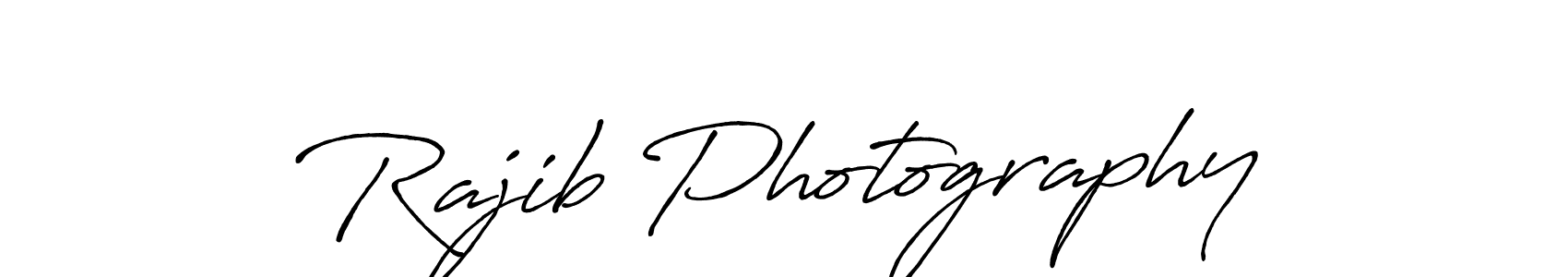 Make a beautiful signature design for name Rajib Photography. With this signature (Antro_Vectra_Bolder) style, you can create a handwritten signature for free. Rajib Photography signature style 7 images and pictures png