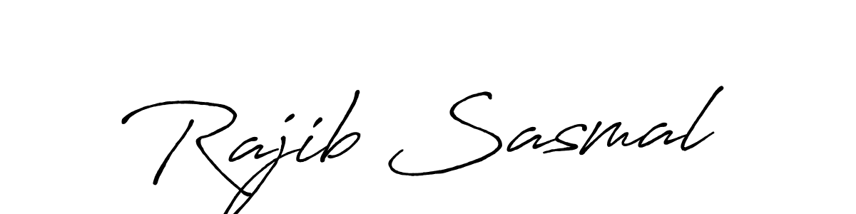 Rajib Sasmal stylish signature style. Best Handwritten Sign (Antro_Vectra_Bolder) for my name. Handwritten Signature Collection Ideas for my name Rajib Sasmal. Rajib Sasmal signature style 7 images and pictures png