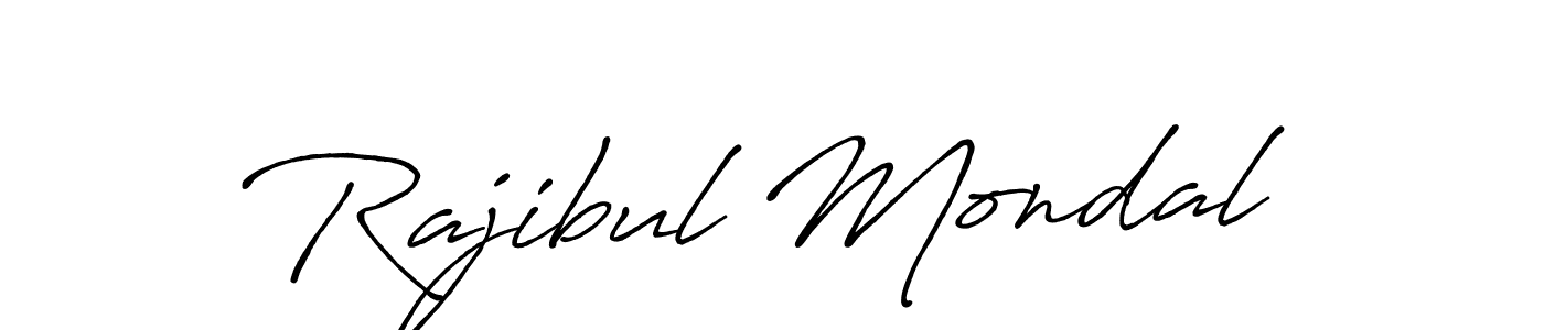 Design your own signature with our free online signature maker. With this signature software, you can create a handwritten (Antro_Vectra_Bolder) signature for name Rajibul Mondal. Rajibul Mondal signature style 7 images and pictures png