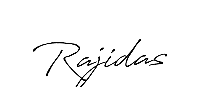 How to make Rajidas signature? Antro_Vectra_Bolder is a professional autograph style. Create handwritten signature for Rajidas name. Rajidas signature style 7 images and pictures png