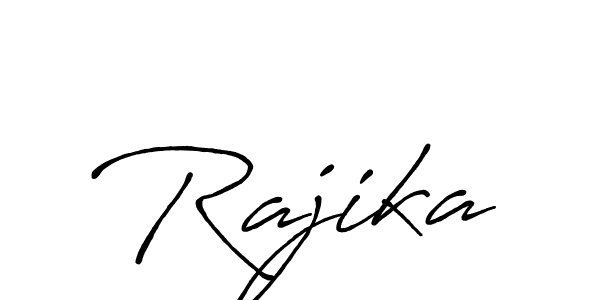 Also we have Rajika name is the best signature style. Create professional handwritten signature collection using Antro_Vectra_Bolder autograph style. Rajika signature style 7 images and pictures png