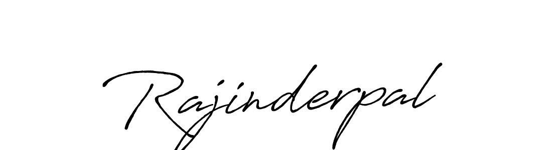 Design your own signature with our free online signature maker. With this signature software, you can create a handwritten (Antro_Vectra_Bolder) signature for name Rajinderpal. Rajinderpal signature style 7 images and pictures png